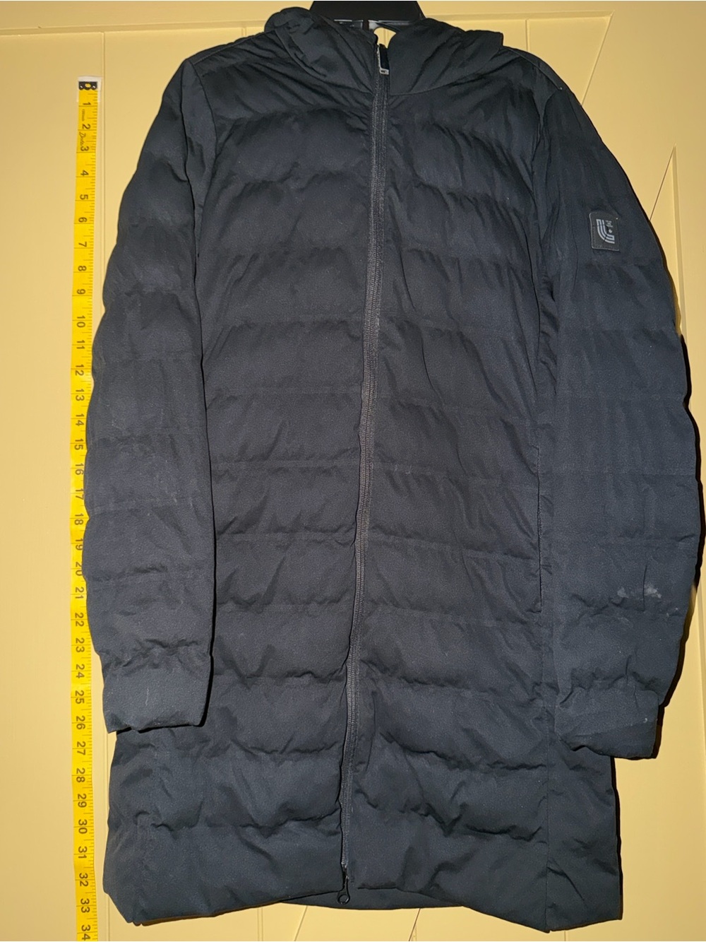 Lole Men's Black Quilted Hooded Puffer Coat